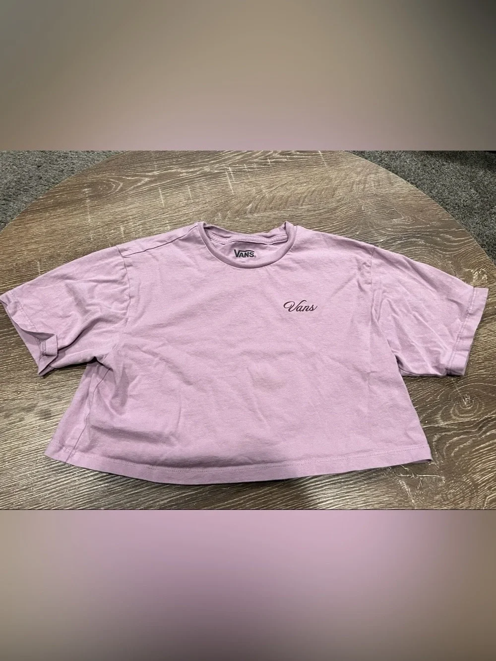 Girl’s Vans Lavender Cropped Tee